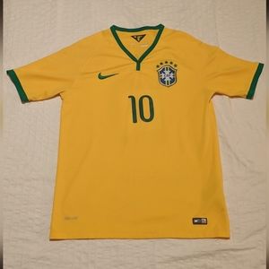 2014 World Cup Brazil Home NEYMAR Jersey, Large